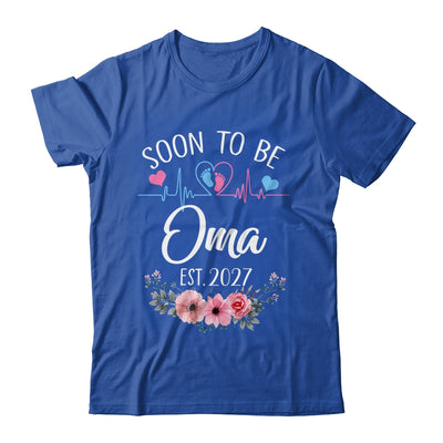 Soon To Be Oma 2027 First Time Pregnancy Announcement Shirt & Tank Top | siriusteestore