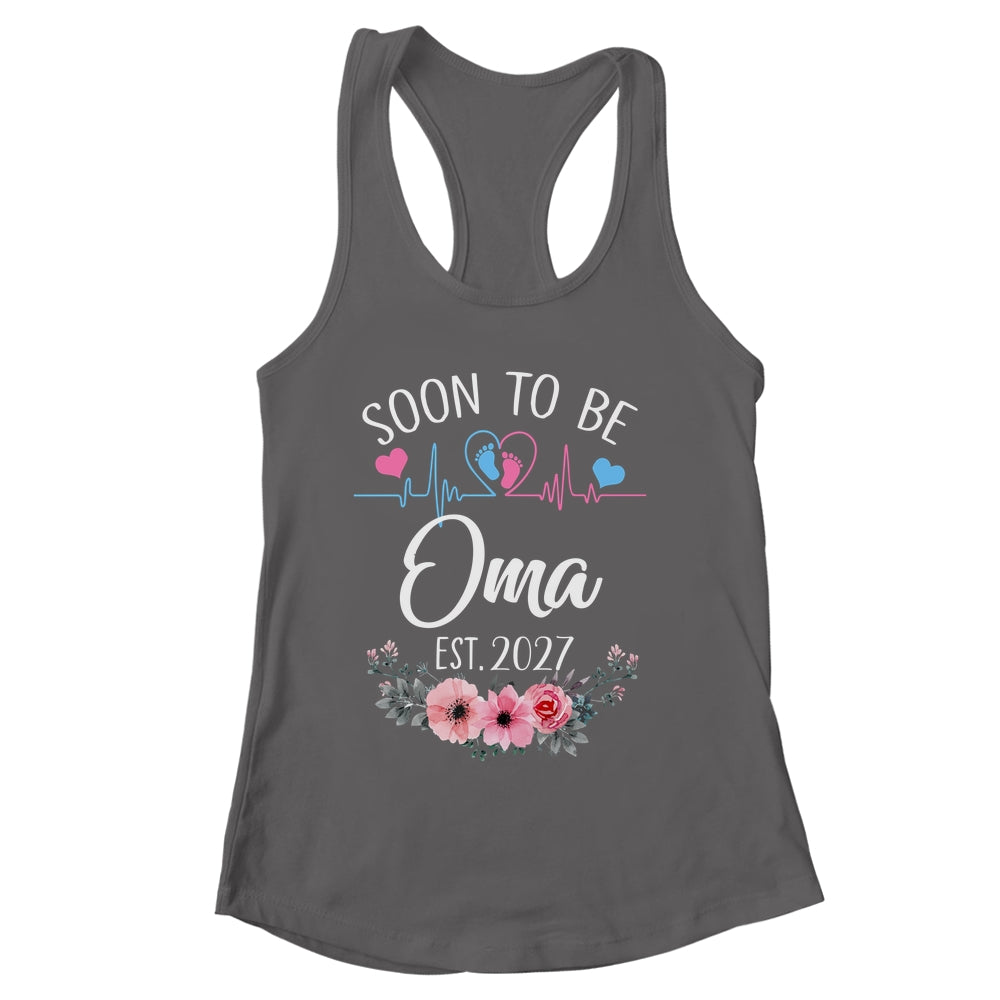 Soon To Be Oma 2027 First Time Pregnancy Announcement Shirt & Tank Top | siriusteestore
