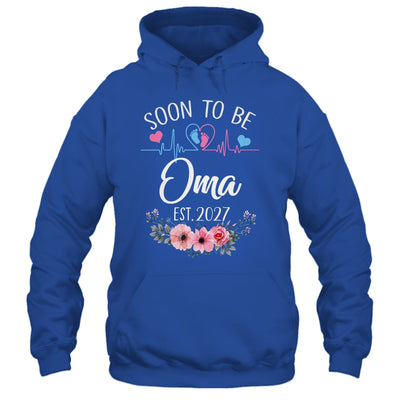 Soon To Be Oma 2027 First Time Pregnancy Announcement Shirt & Tank Top | siriusteestore