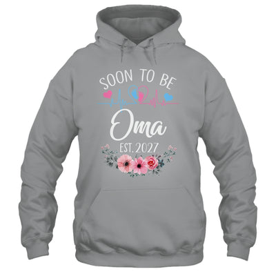 Soon To Be Oma 2027 First Time Pregnancy Announcement Shirt & Tank Top | siriusteestore