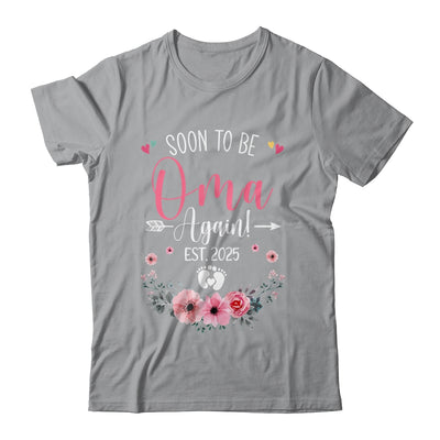Soon To Be Oma Again Est 2025 Mothers Day Shirt & Tank Top | siriusteestore