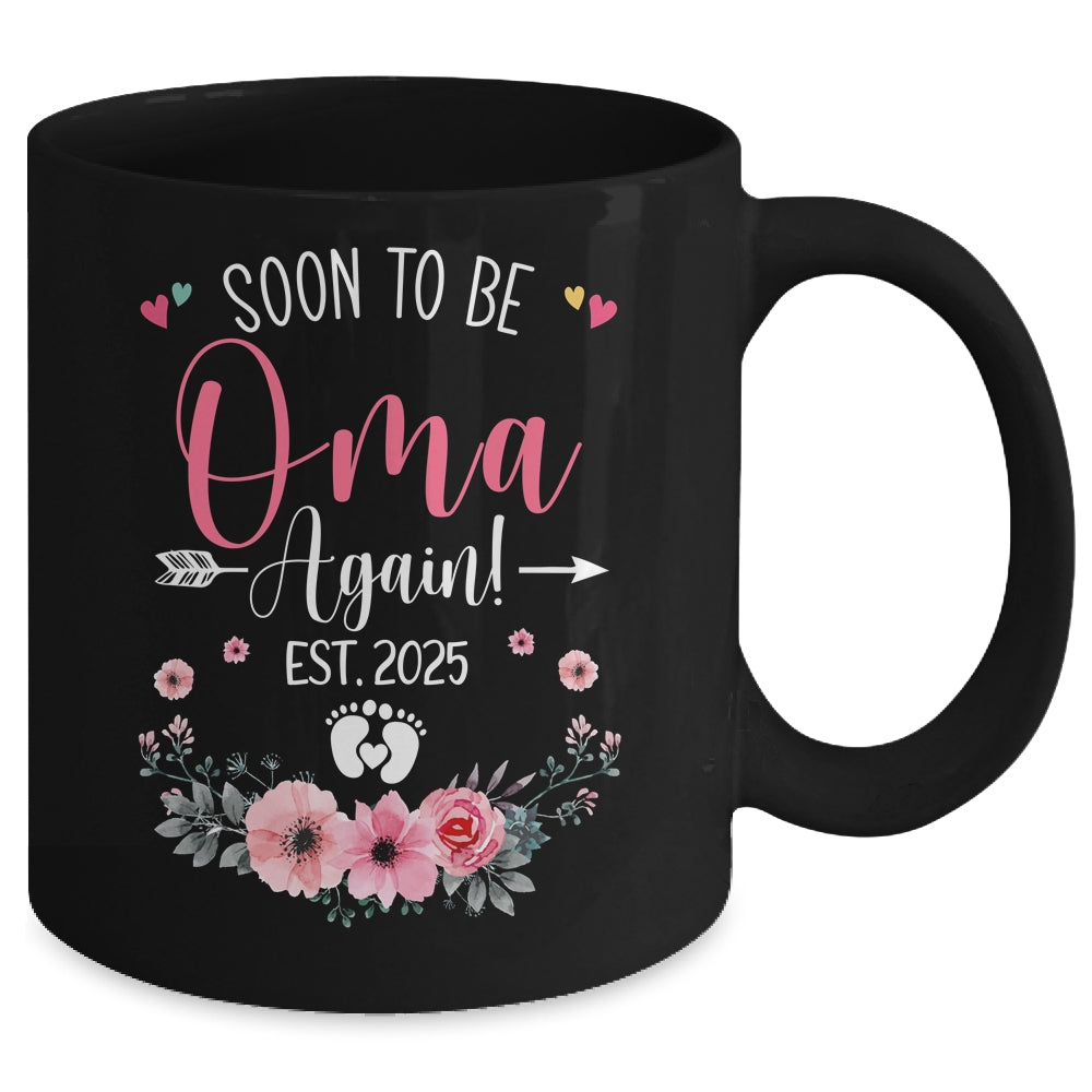 Soon To Be Oma Again Est 2025 Mothers Day Mug | siriusteestore