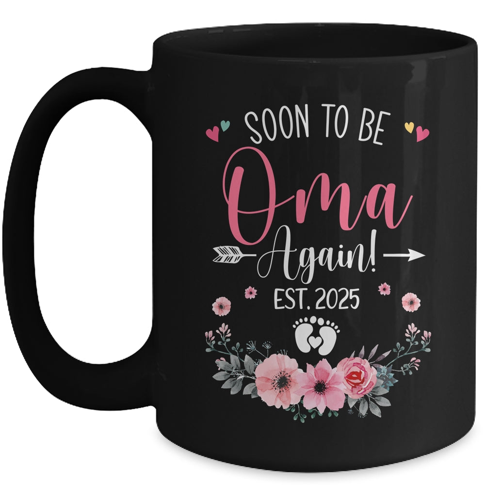 Soon To Be Oma Again Est 2025 Mothers Day Mug | siriusteestore