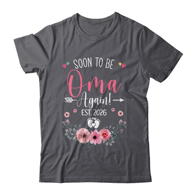 Soon To Be Oma Again Est 2026 Mothers Day Shirt & Tank Top | siriusteestore