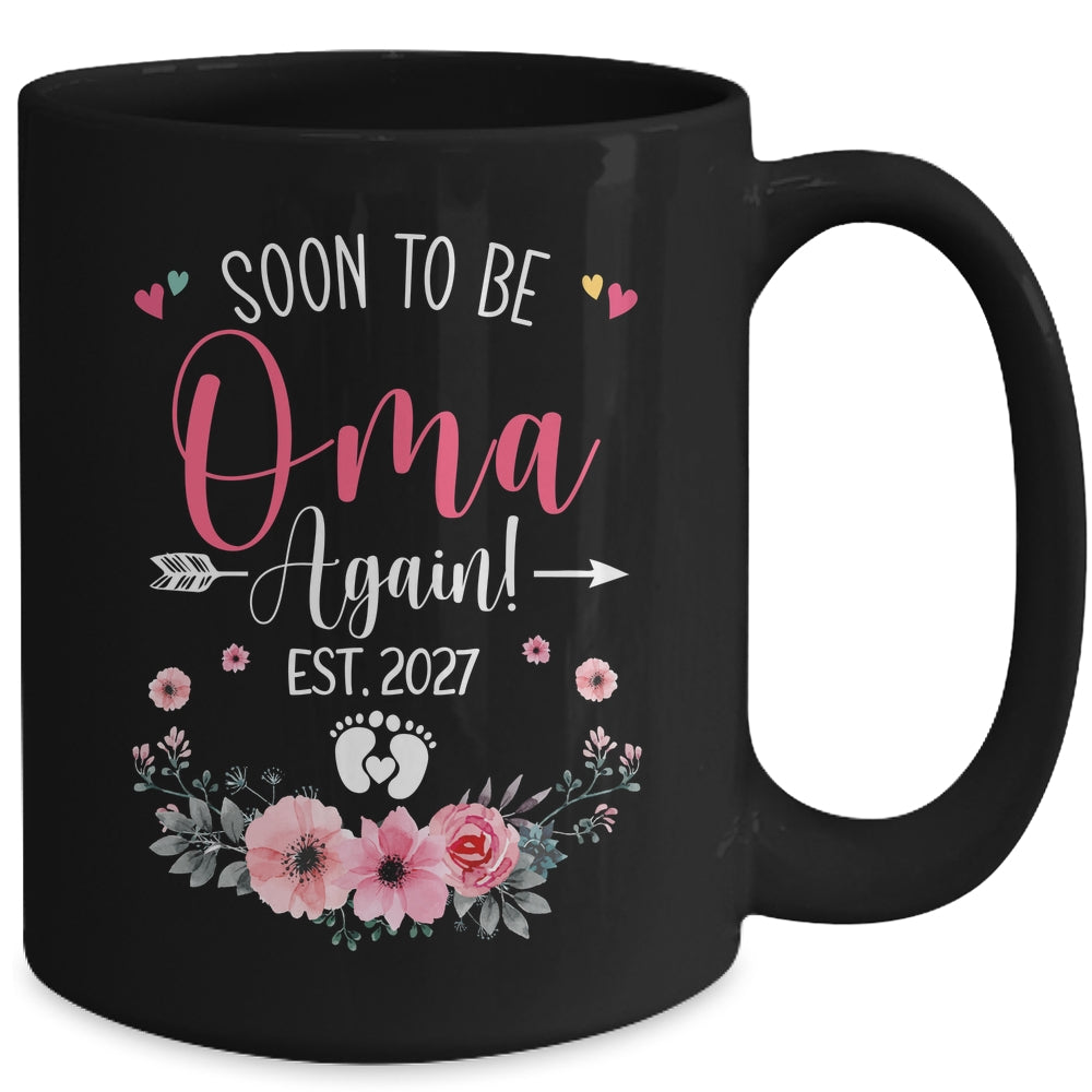 Soon To Be Oma Again Est 2027 Mothers Day Mug | siriusteestore