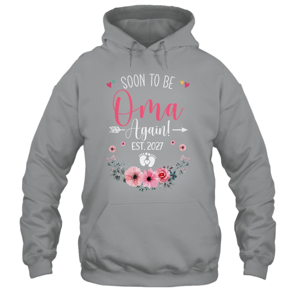 Soon To Be Oma Again Est 2027 Mothers Day Shirt & Tank Top | siriusteestore