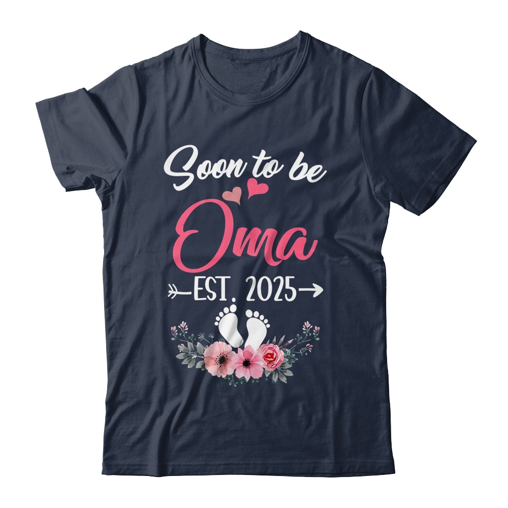 Soon To Be Oma Est 2025 Mothers Day First Time Oma Shirt & Tank Top | siriusteestore