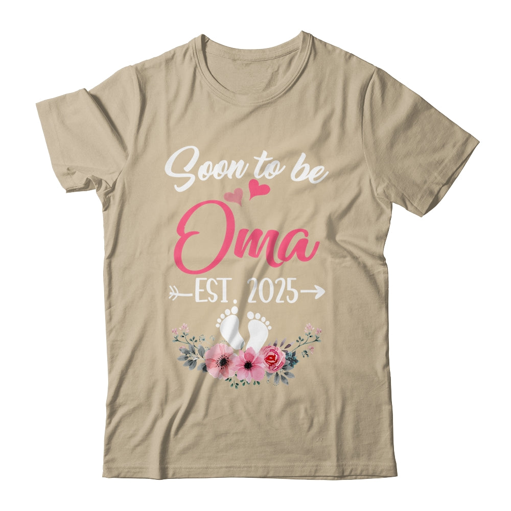 Soon To Be Oma Est 2025 Mothers Day First Time Oma Shirt & Tank Top | siriusteestore
