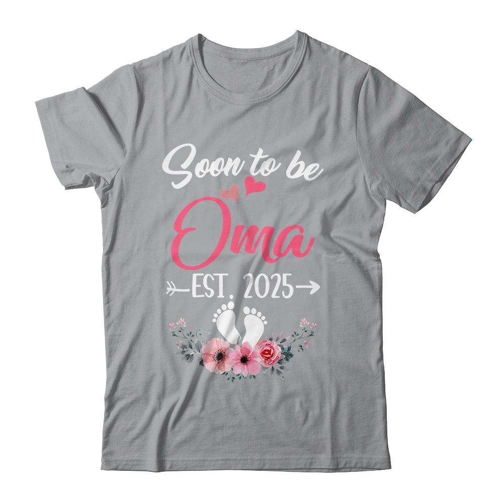 Soon To Be Oma Est 2025 Mothers Day First Time Oma Shirt & Tank Top | siriusteestore
