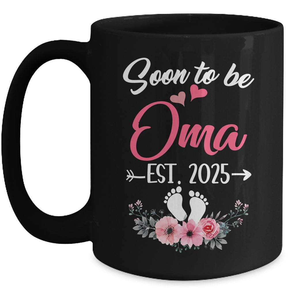 Soon To Be Oma Est 2025 Mothers Day First Time Oma Mug | siriusteestore
