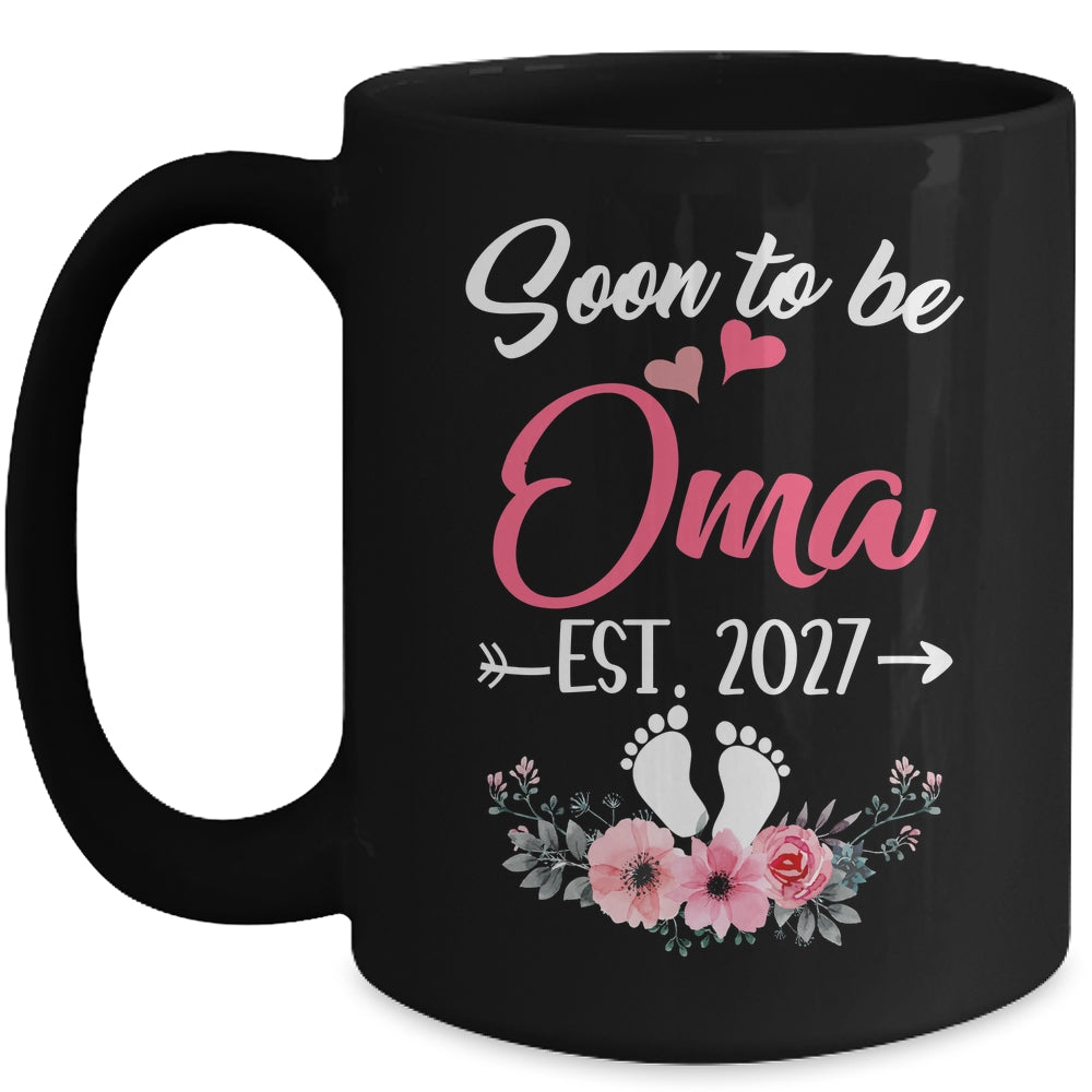 Soon To Be Oma Est 2027 Mothers Day First Time Oma Mug | siriusteestore