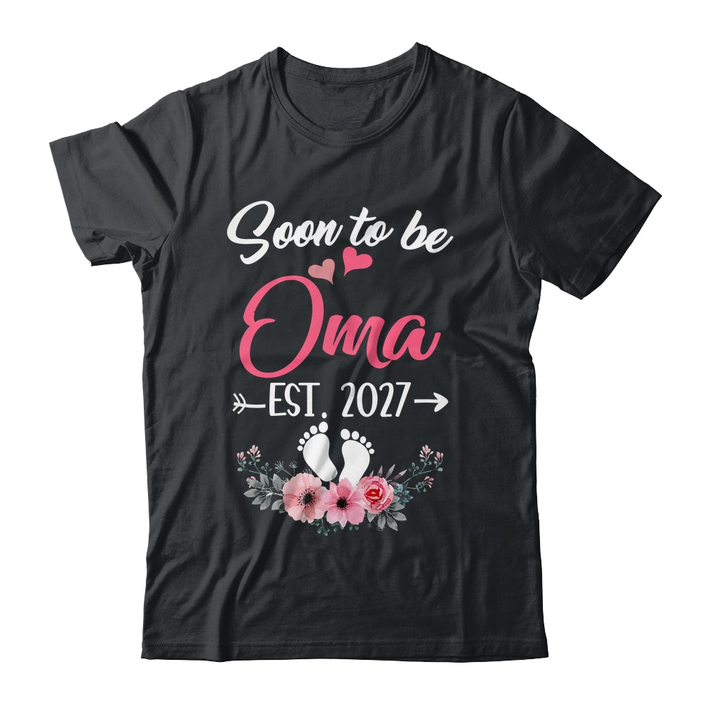 Soon To Be Oma Est 2027 Mothers Day First Time Oma Shirt & Tank Top | siriusteestore
