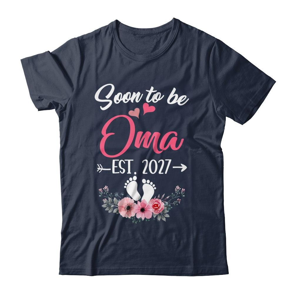 Soon To Be Oma Est 2027 Mothers Day First Time Oma Shirt & Tank Top | siriusteestore