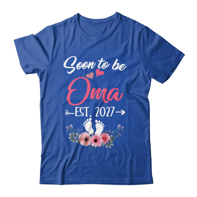 Soon To Be Oma Est 2027 Mothers Day First Time Oma Shirt & Tank Top | siriusteestore