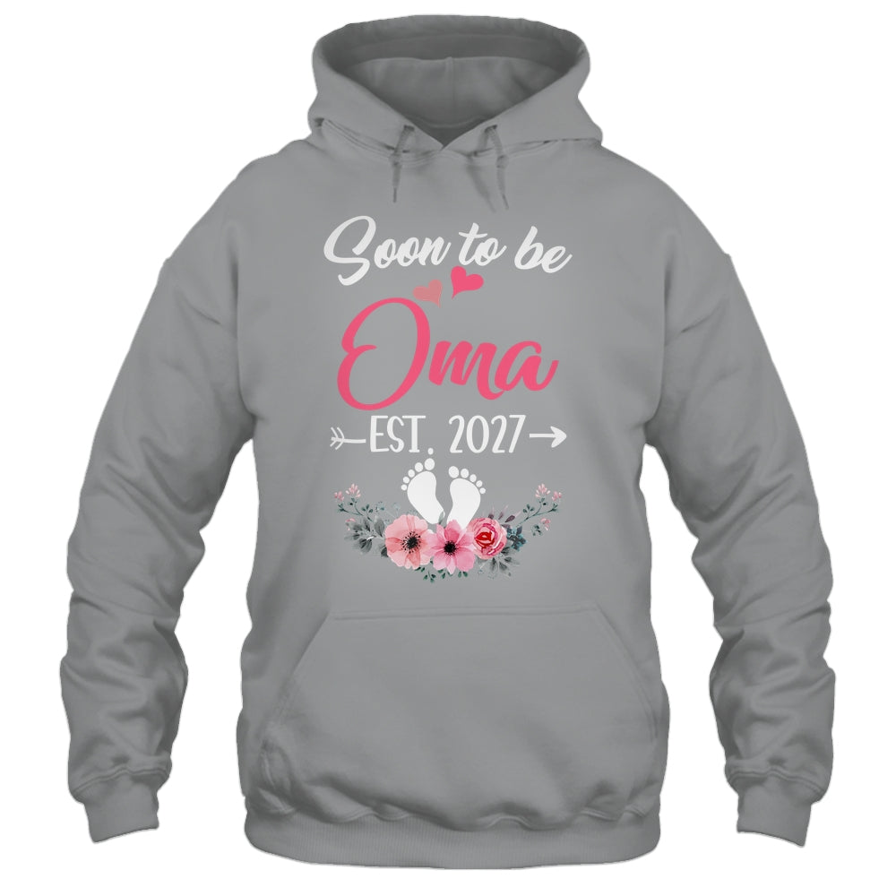 Soon To Be Oma Est 2027 Mothers Day First Time Oma Shirt & Tank Top | siriusteestore