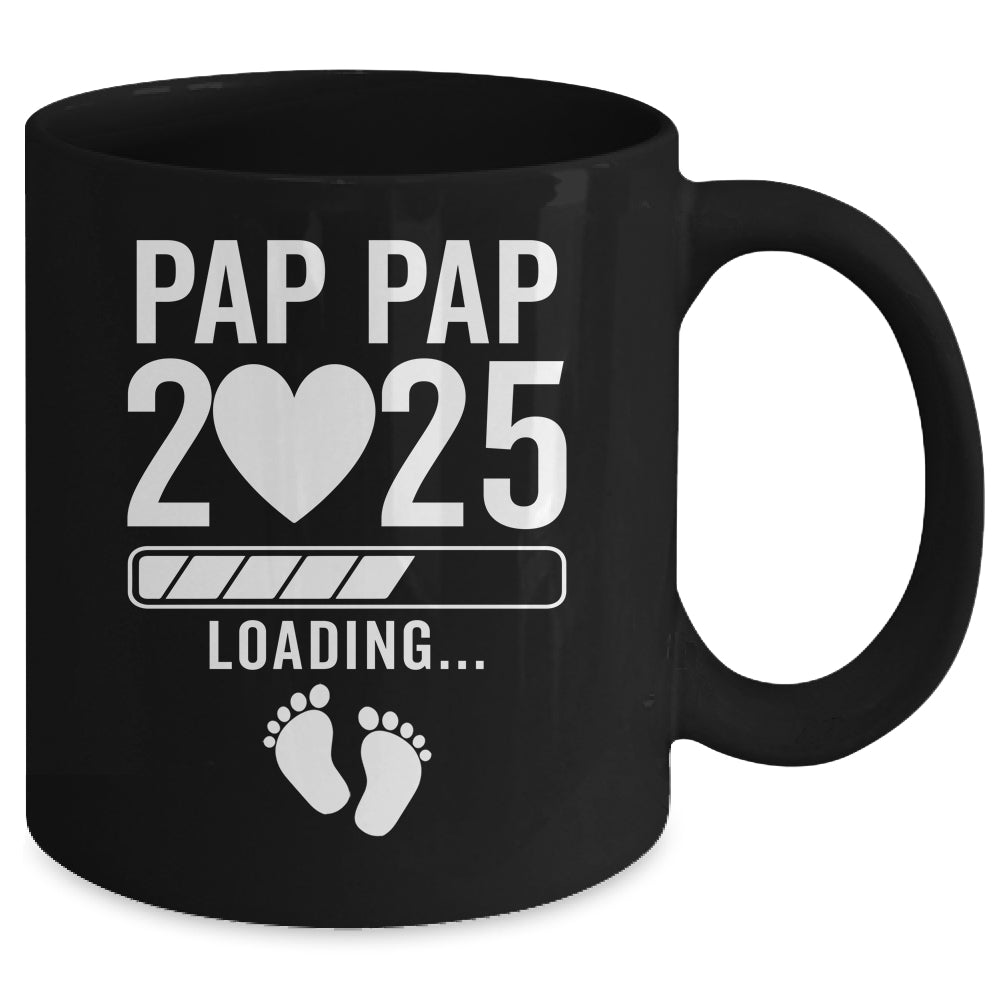 Soon To Be Pap Pap 2025 Pregnancy Announcement Loading Mug | siriusteestore