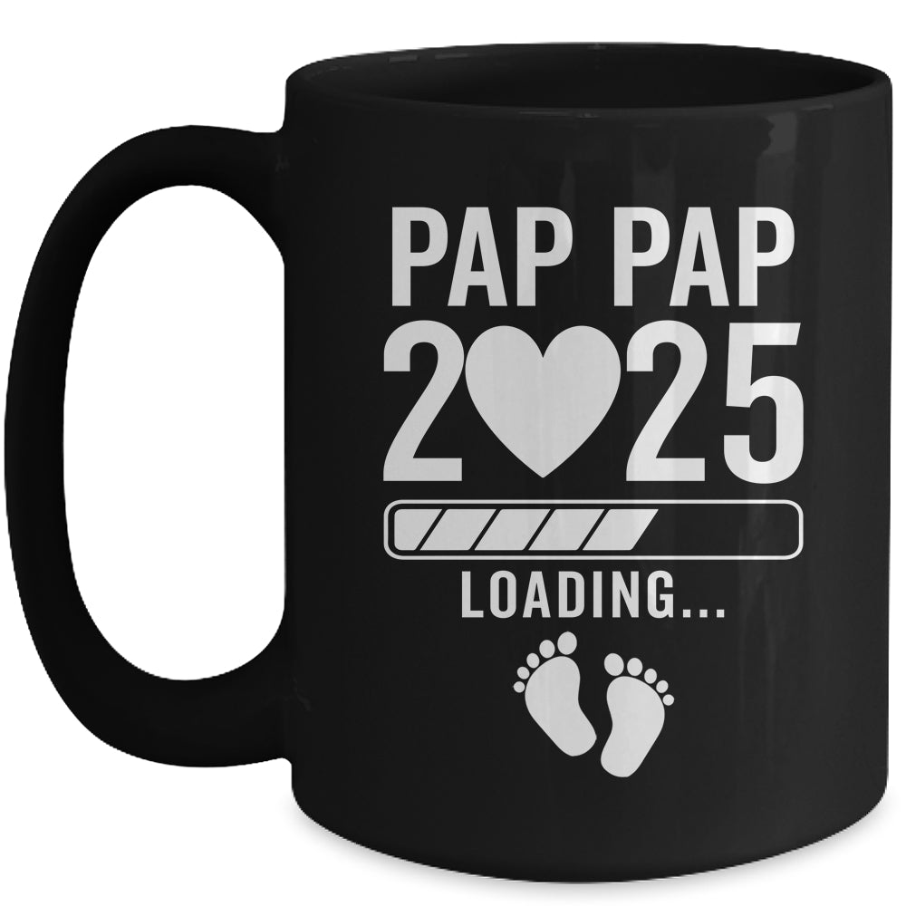 Soon To Be Pap Pap 2025 Pregnancy Announcement Loading Mug | siriusteestore