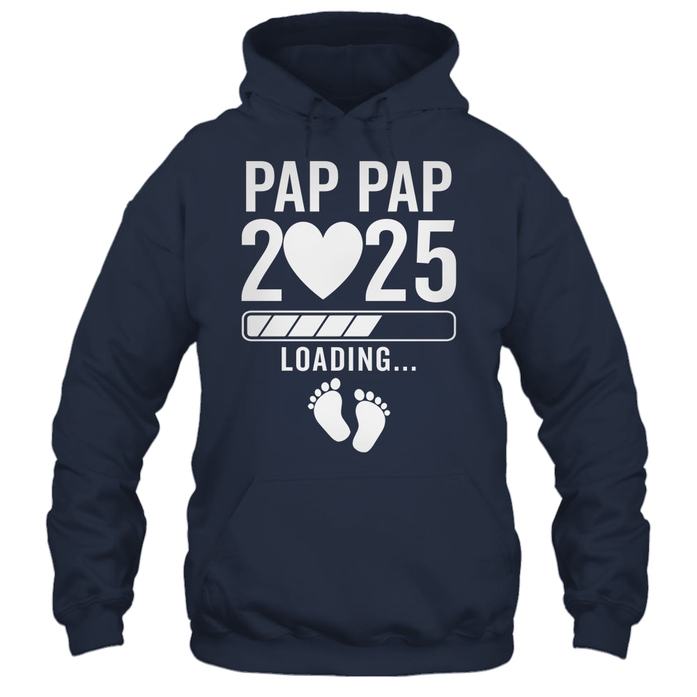 Soon To Be Pap Pap 2025 Pregnancy Announcement Loading Shirt & Hoodie | siriusteestore