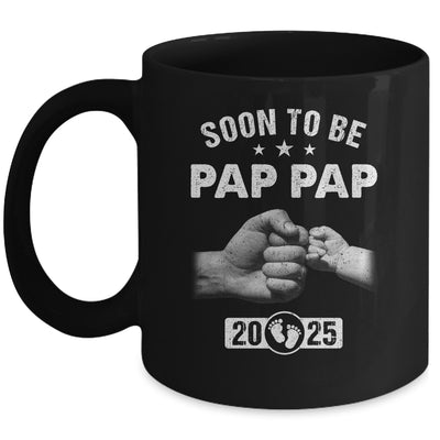 Soon To Be Pap Pap Est 2025 Fathers Day First Time New Mug | siriusteestore