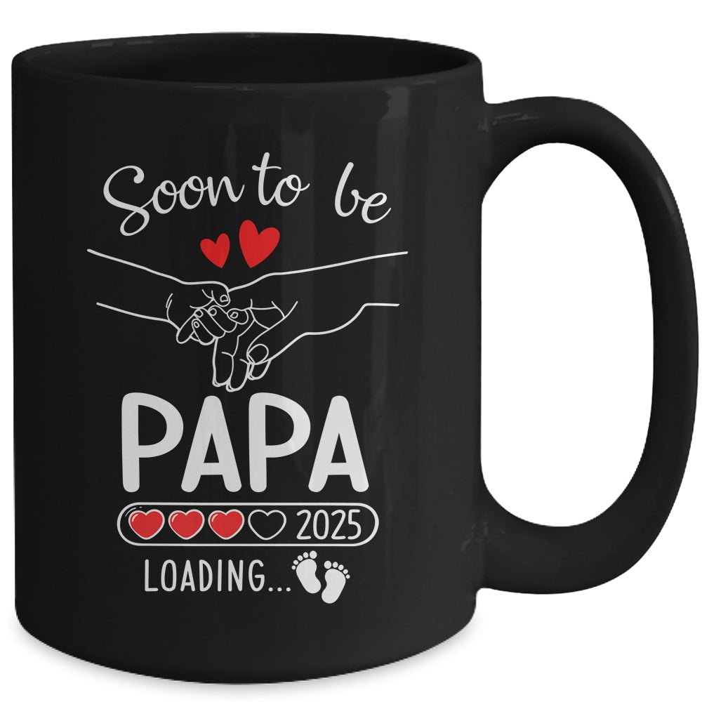 Soon To Be Papa 2025 Loading Pregnancy Announcement Papa Mug | siriusteestore