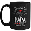 Soon To Be Papa 2025 Loading Pregnancy Announcement Papa Mug | siriusteestore