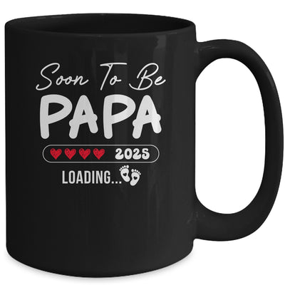 Soon To Be Papa 2025 Loading Promoted To Papa Est 2025 Mug | siriusteestore
