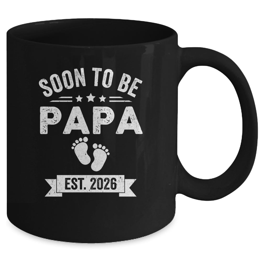 Soon To Be Papa 2026 Fathers Day First Time Papa Mug | siriusteestore