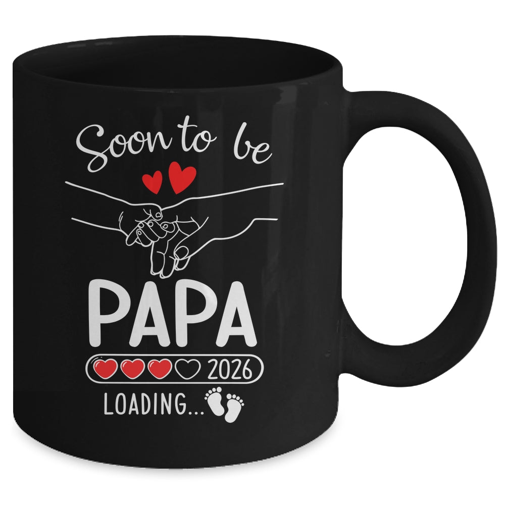 Soon To Be Papa 2026 Loading Pregnancy Announcement Papa Mug | siriusteestore