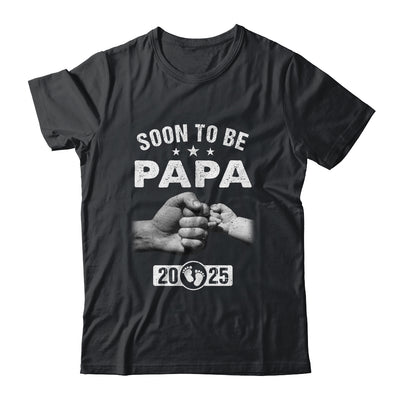 Soon To Be Papa Est 2025 Fathers Day First Time New Papa Shirt & Hoodie | siriusteestore