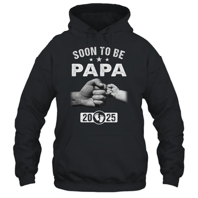 Soon To Be Papa Est 2025 Fathers Day First Time New Papa Shirt & Hoodie | siriusteestore