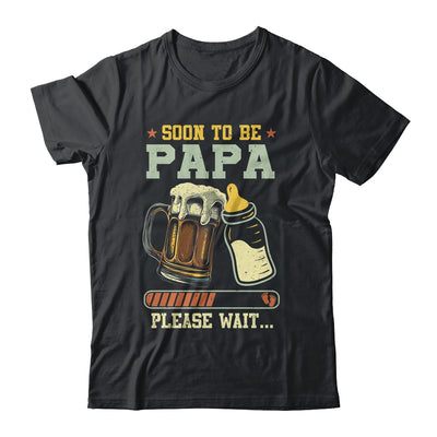 Soon To Be Papa Est 2025 Pregnancy Announcement Loading Shirt & Hoodie | siriusteestore