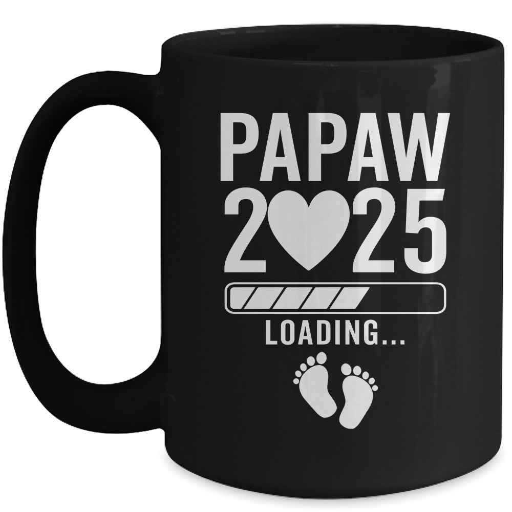 Soon To Be Papaw 2025 Pregnancy Announcement Loading Mug | siriusteestore