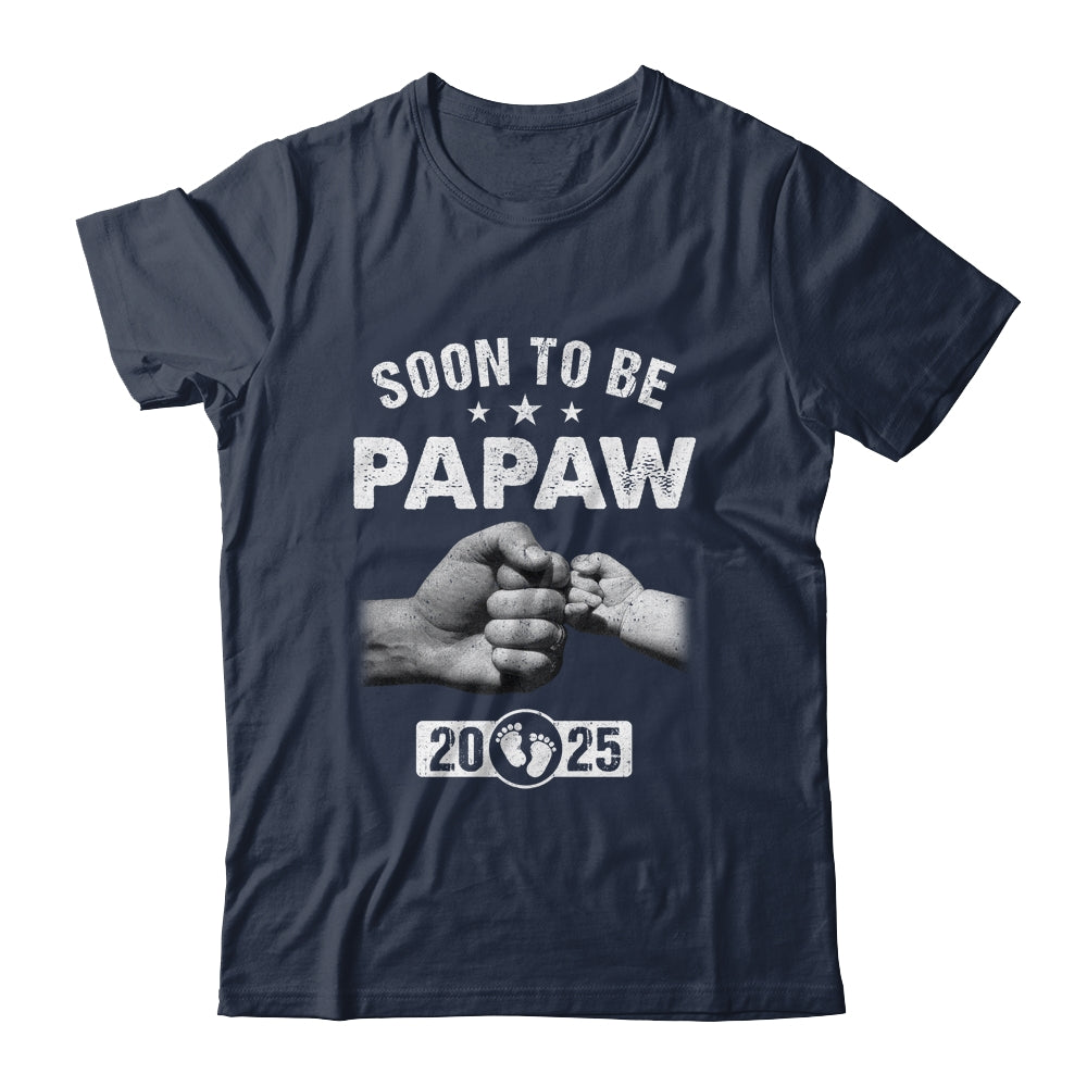 Soon To Be Papaw Est 2025 Fathers Day First Time New Papaw Shirt & Hoodie | siriusteestore