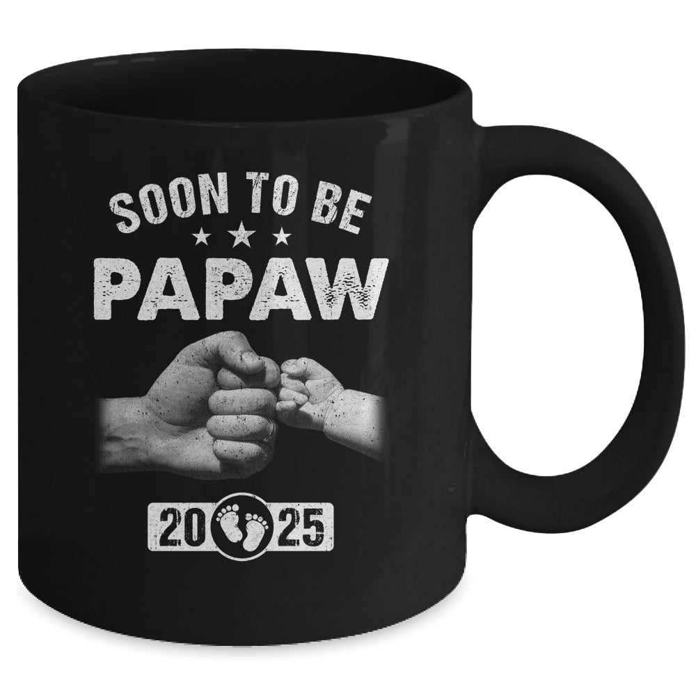 Soon To Be Papaw Est 2025 Fathers Day First Time New Papaw Mug | siriusteestore