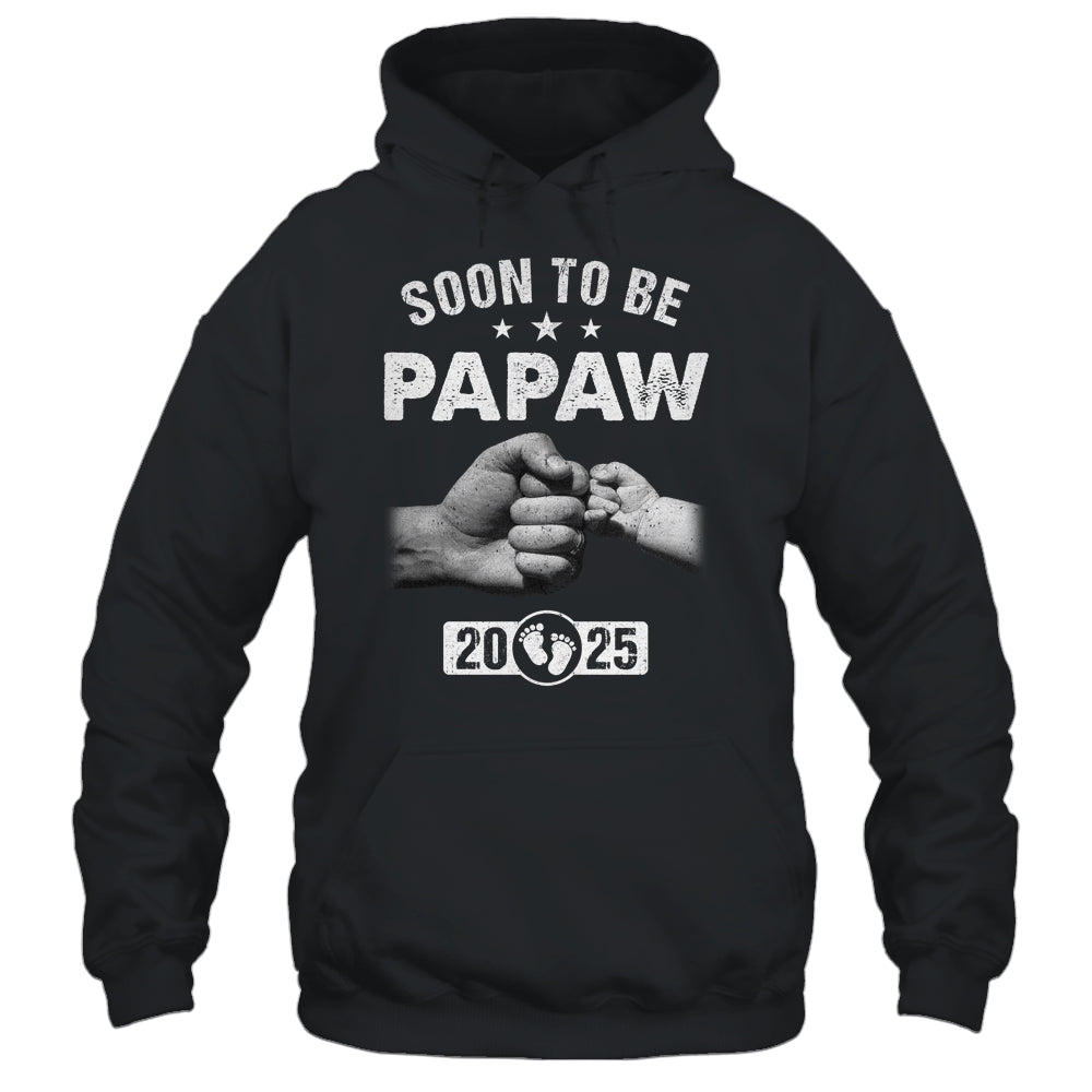 Soon To Be Papaw Est 2025 Fathers Day First Time New Papaw Shirt & Hoodie | siriusteestore
