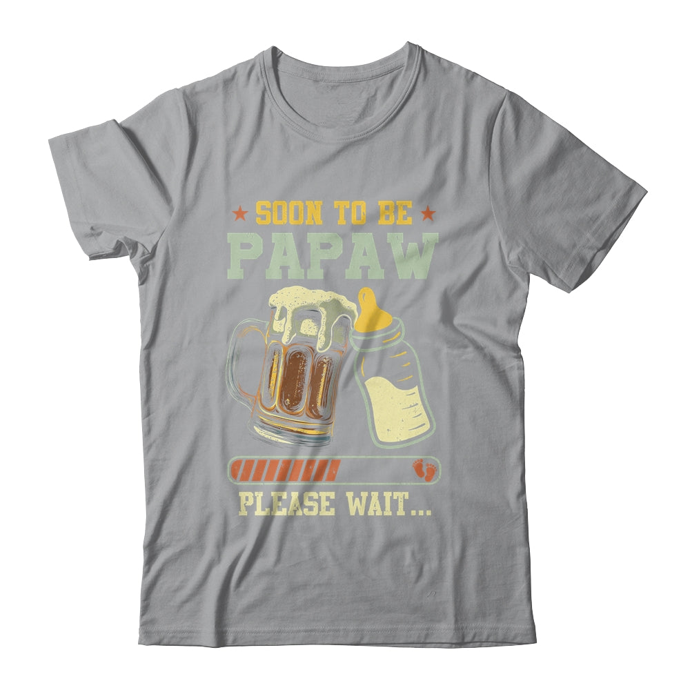 Soon To Be Papaw Est 2025 Pregnancy Announcement Loading Shirt & Hoodie | siriusteestore