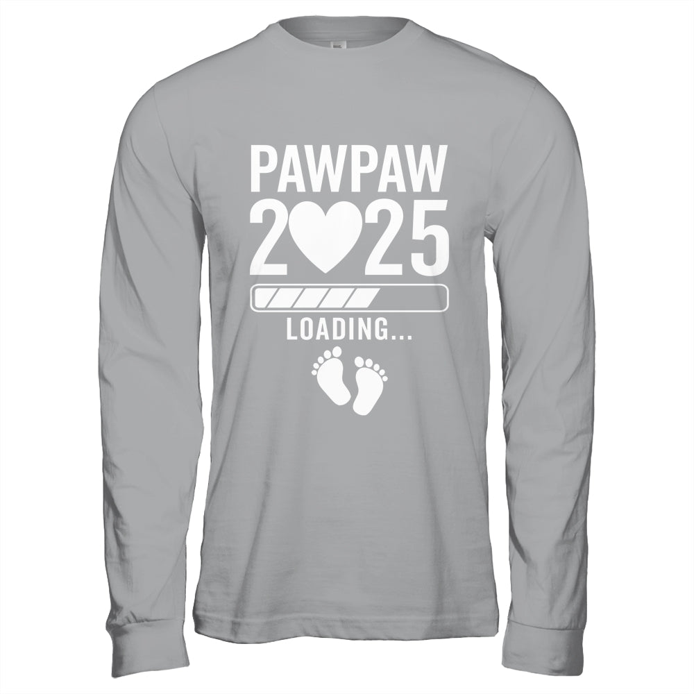Soon To Be Pawpaw 2025 Pregnancy Announcement Loading Shirt & Hoodie | siriusteestore