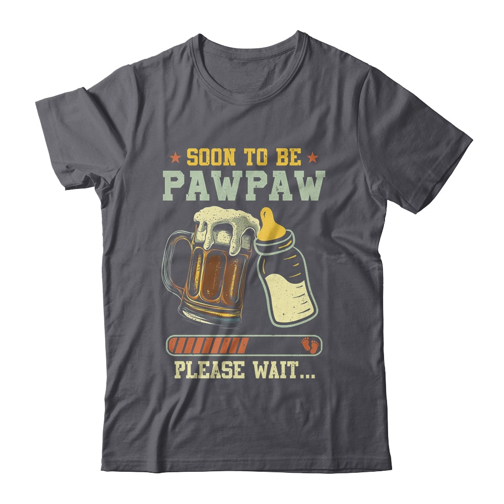Soon To Be Pawpaw Est 2025 Pregnancy Announcement Loading Shirt & Hoodie | siriusteestore