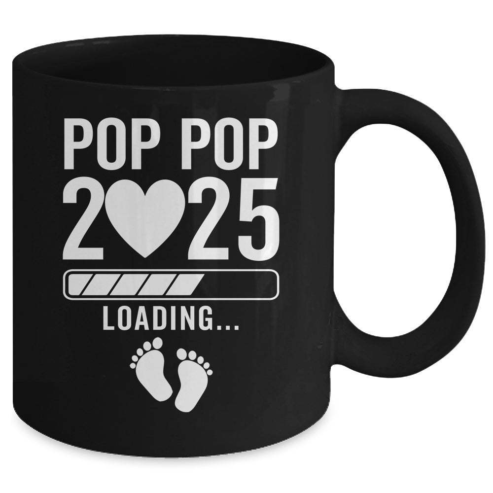 Soon To Be Pop Pop 2025 Pregnancy Announcement Loading Mug | siriusteestore
