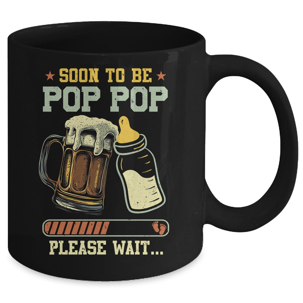 Soon To Be Pop Pop Est 2025 Pregnancy Announcement Loading Mug | siriusteestore