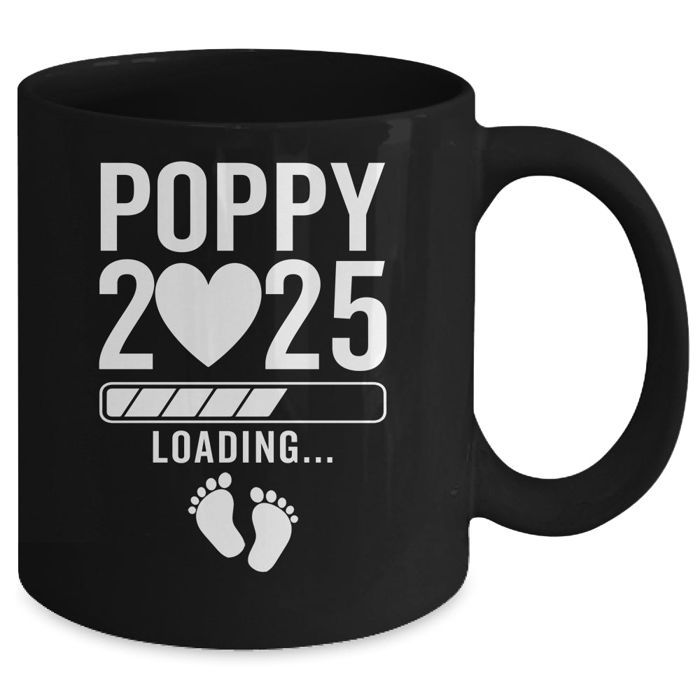 Soon To Be Poppy 2025 Pregnancy Announcement Loading Mug | siriusteestore