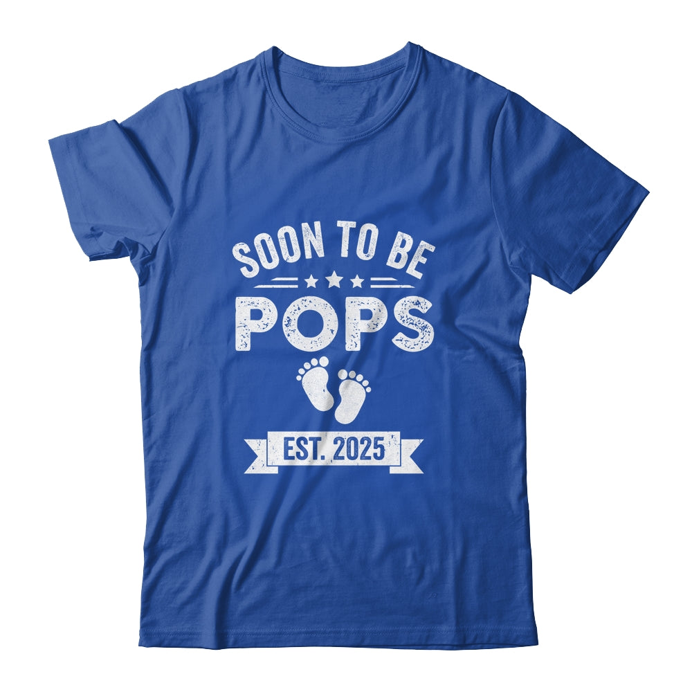Soon To Be Pops 2025 Fathers Day First Time Pops Shirt & Hoodie | siriusteestore