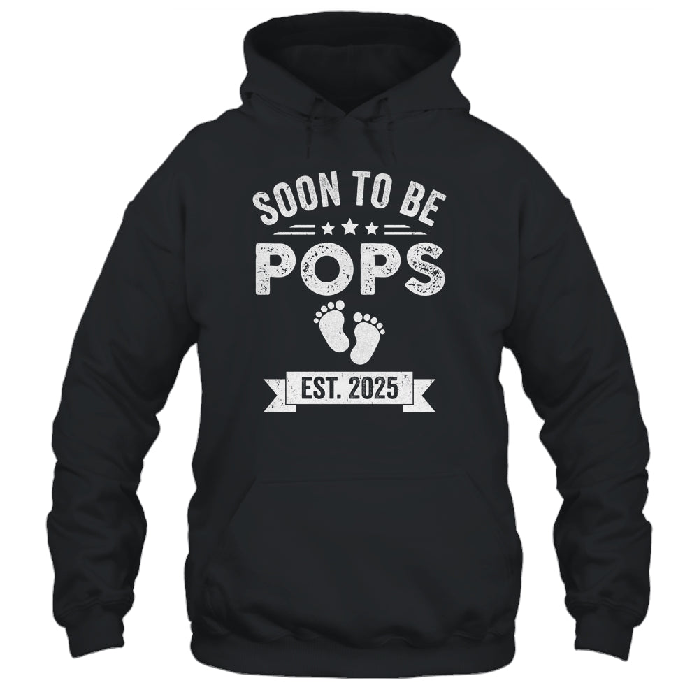 Soon To Be Pops 2025 Fathers Day First Time Pops Shirt & Hoodie | siriusteestore