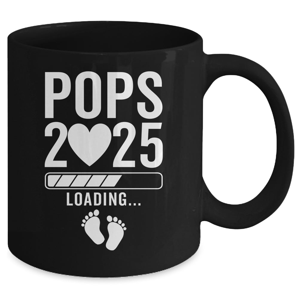Soon To Be Pops 2025 Pregnancy Announcement Loading Mug | siriusteestore