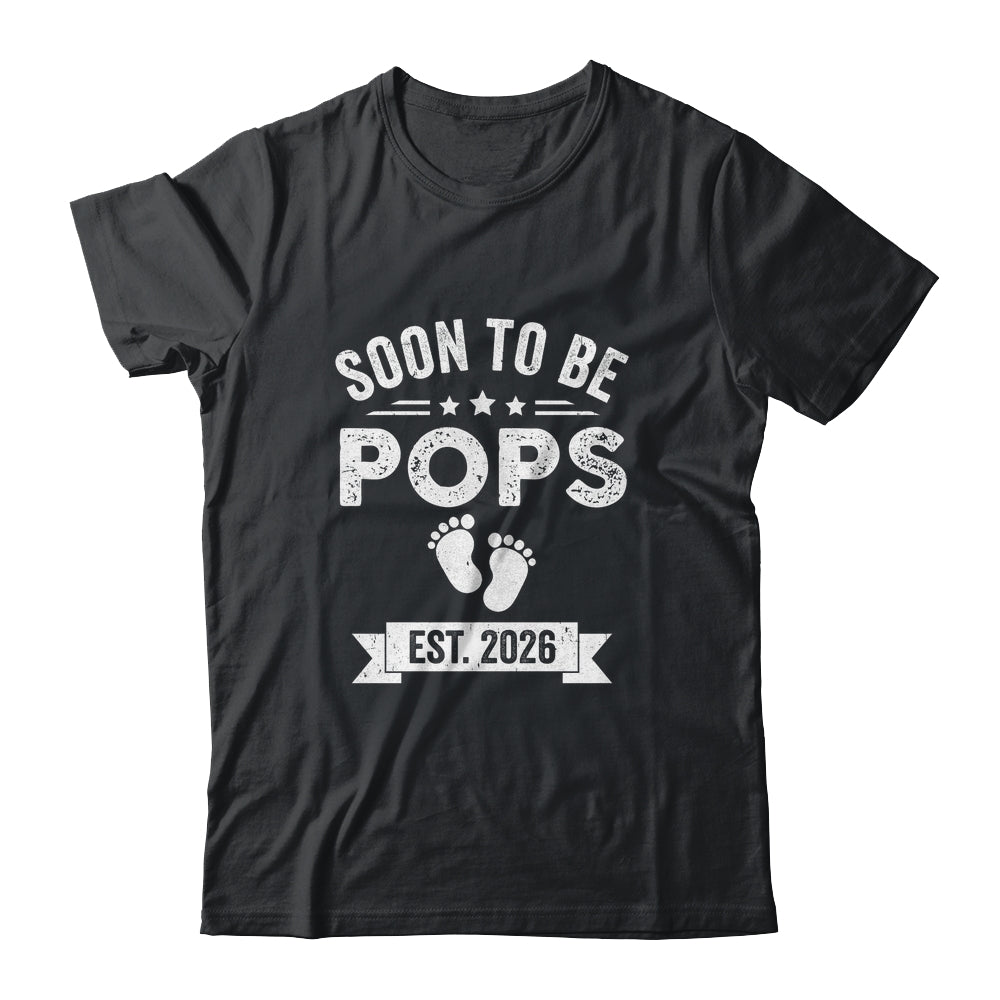 Soon To Be Pops 2026 Fathers Day First Time Pops Shirt & Hoodie | siriusteestore