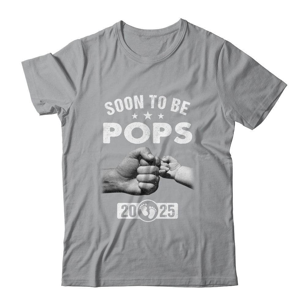 Soon To Be Pops Est 2025 Fathers Day First Time New Pops Shirt & Hoodie | siriusteestore