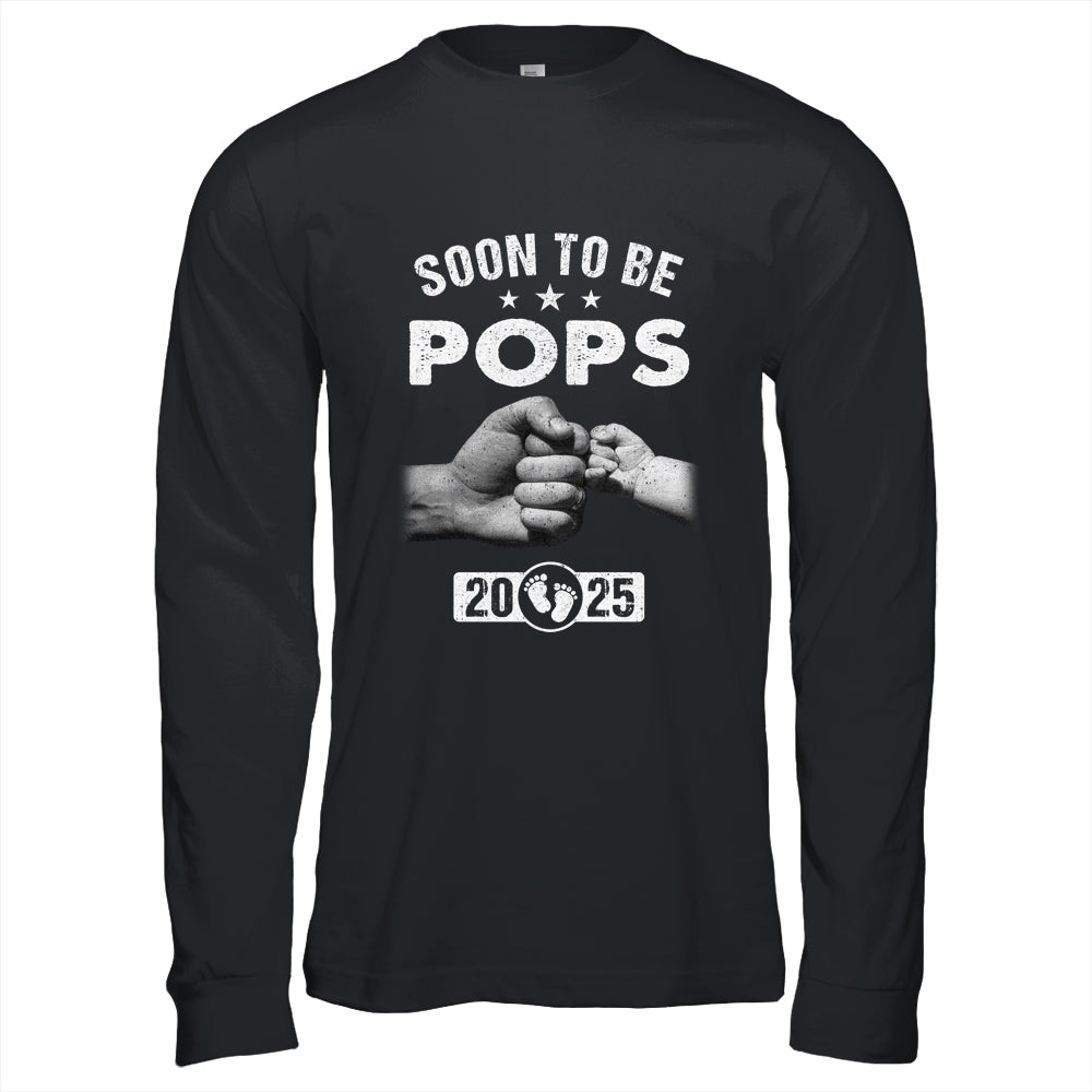 Soon To Be Pops Est 2025 Fathers Day First Time New Pops Shirt & Hoodie | siriusteestore
