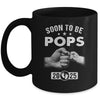 Soon To Be Pops Est 2025 Fathers Day First Time New Pops Mug | siriusteestore