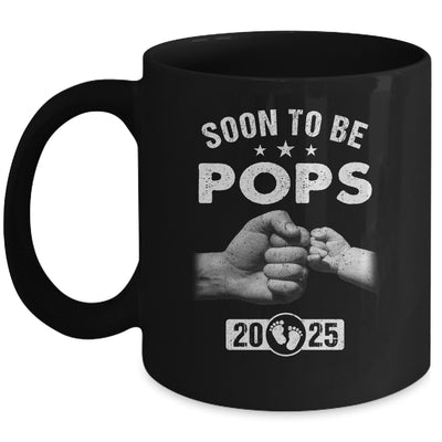 Soon To Be Pops Est 2025 Fathers Day First Time New Pops Mug | siriusteestore