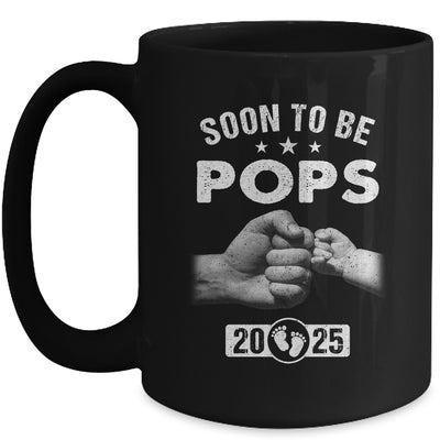 Soon To Be Pops Est 2025 Fathers Day First Time New Pops Mug | siriusteestore
